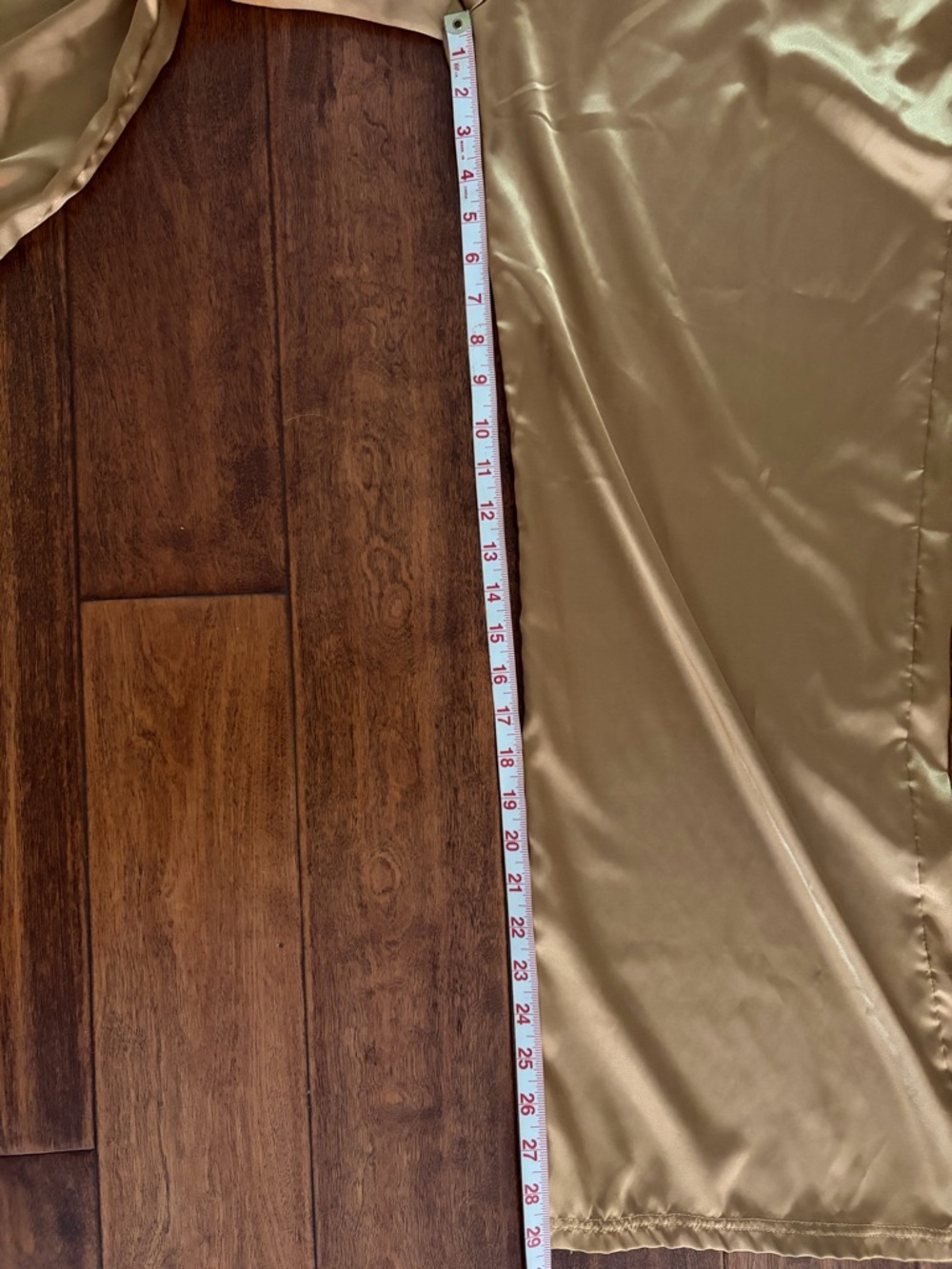 Relaxed Satin Wide-Leg Pants in Camel - Picture 7 of 7